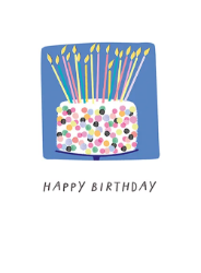 Cake Dots Birthday Greeting Card