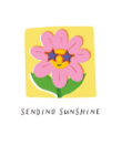 Sending Sunshine Friendship Greeting Card