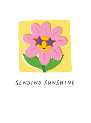 Sending Sunshine Friendship Greeting Card