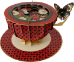 3D Teacup Butterfly Ladybugs Greeting Card