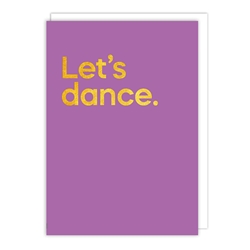 Lets Dance Song Friendship Card 