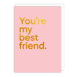 Your My Best Friend Song Friendship Card 