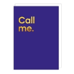 Call Me Song Friendship Card 