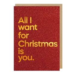 All I Want Song Christmas Card Christmas
