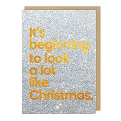 Begin to Look Song Chritmas Card Christmas