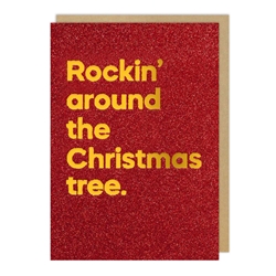 Rockin Around Song Christmas Card Christmas