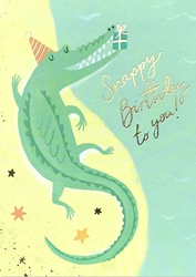 Gator Snappy - Birthday Card 