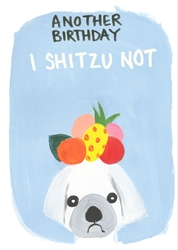 Shih Tzu Birthday Card