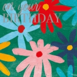 Flower Birthday Card Birthday