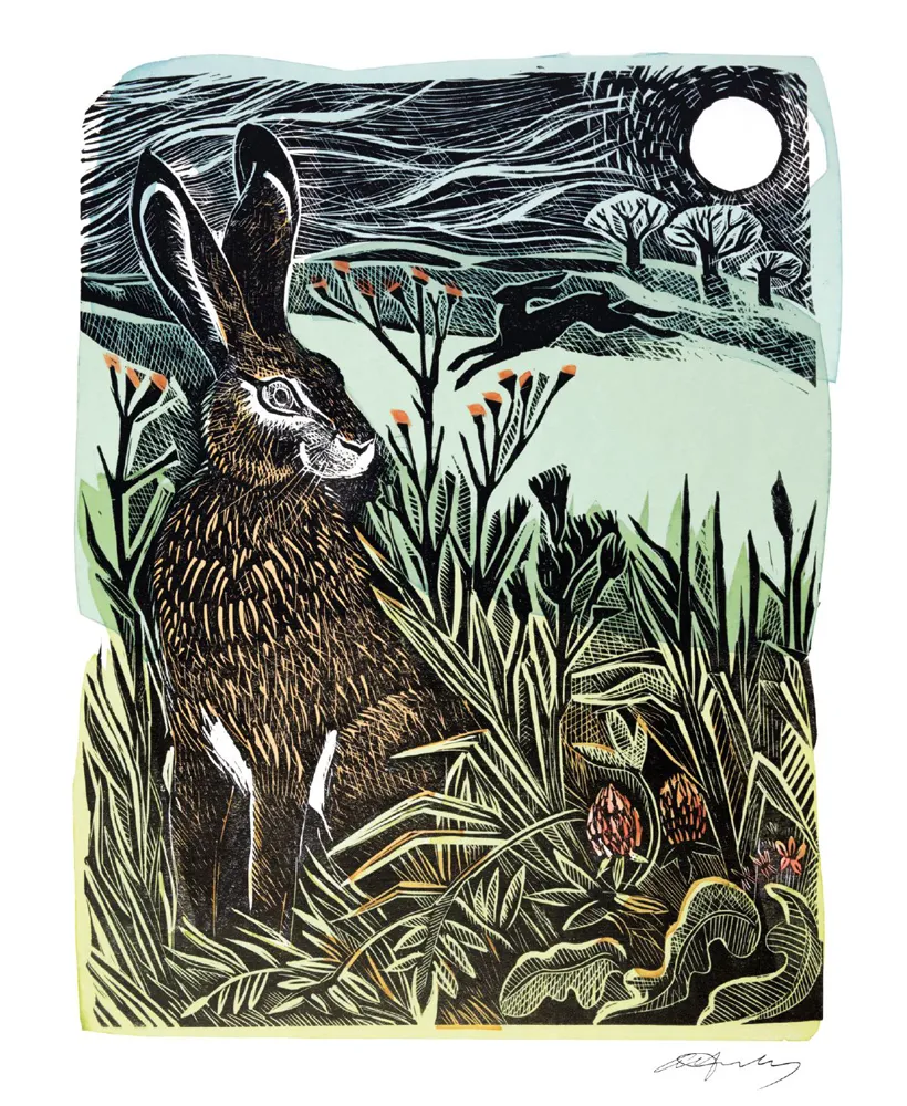 Hidden Hares Blank Card