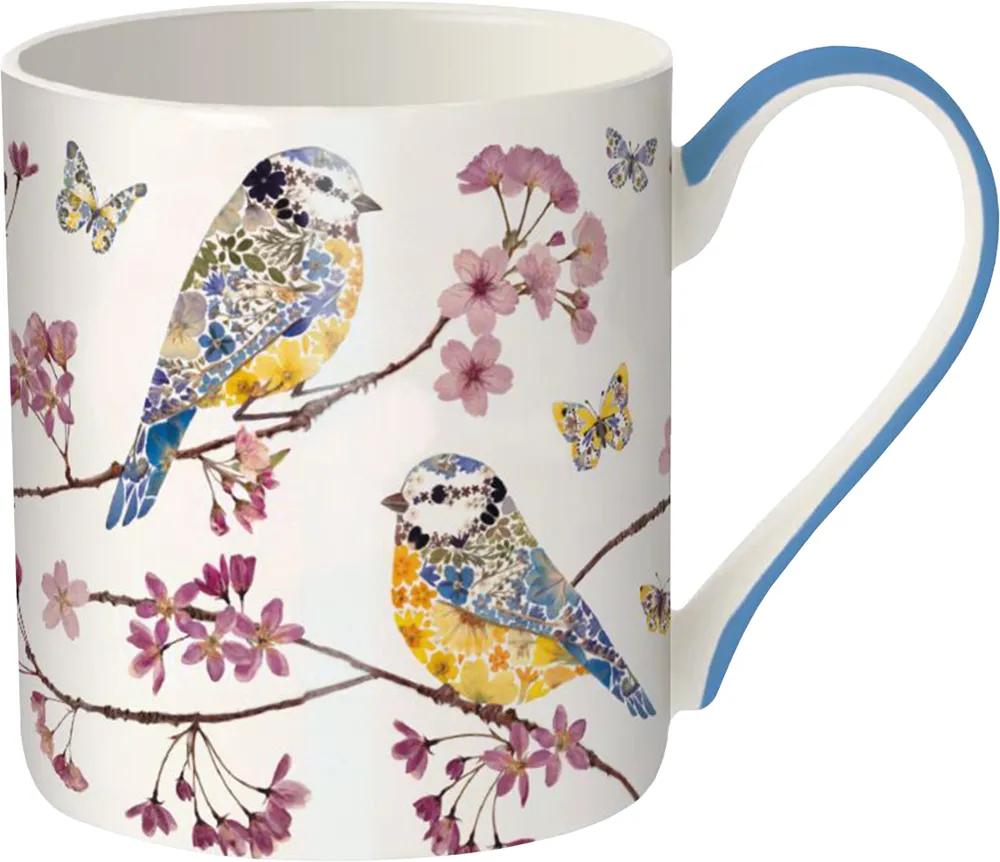Blue Birds China Mug