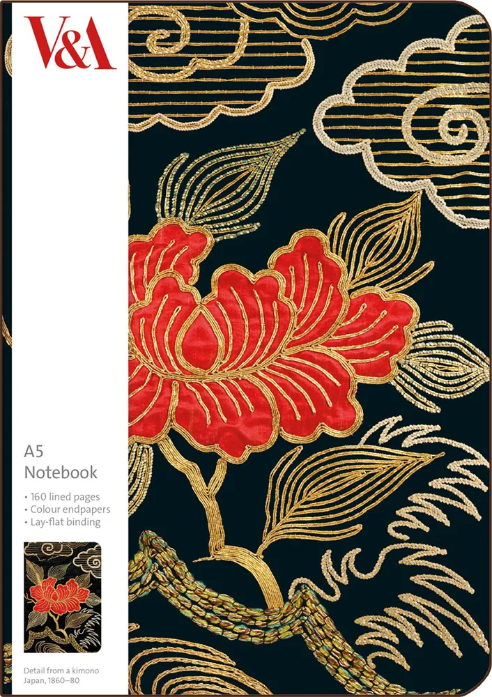 Kimono Flower A5 Journal