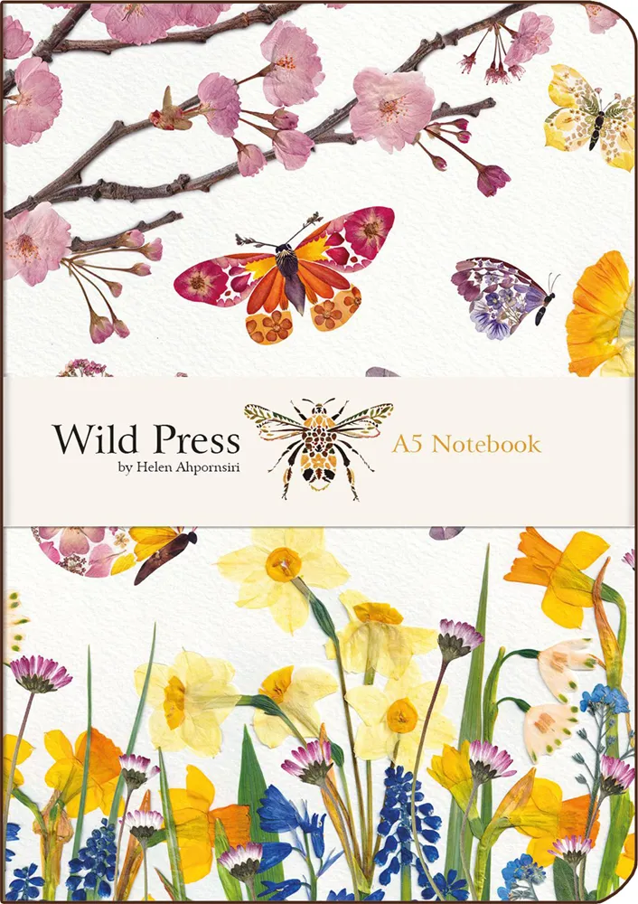 Wildflowers & Butterfly A5 Journal