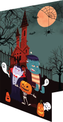 Monster Halloween Card