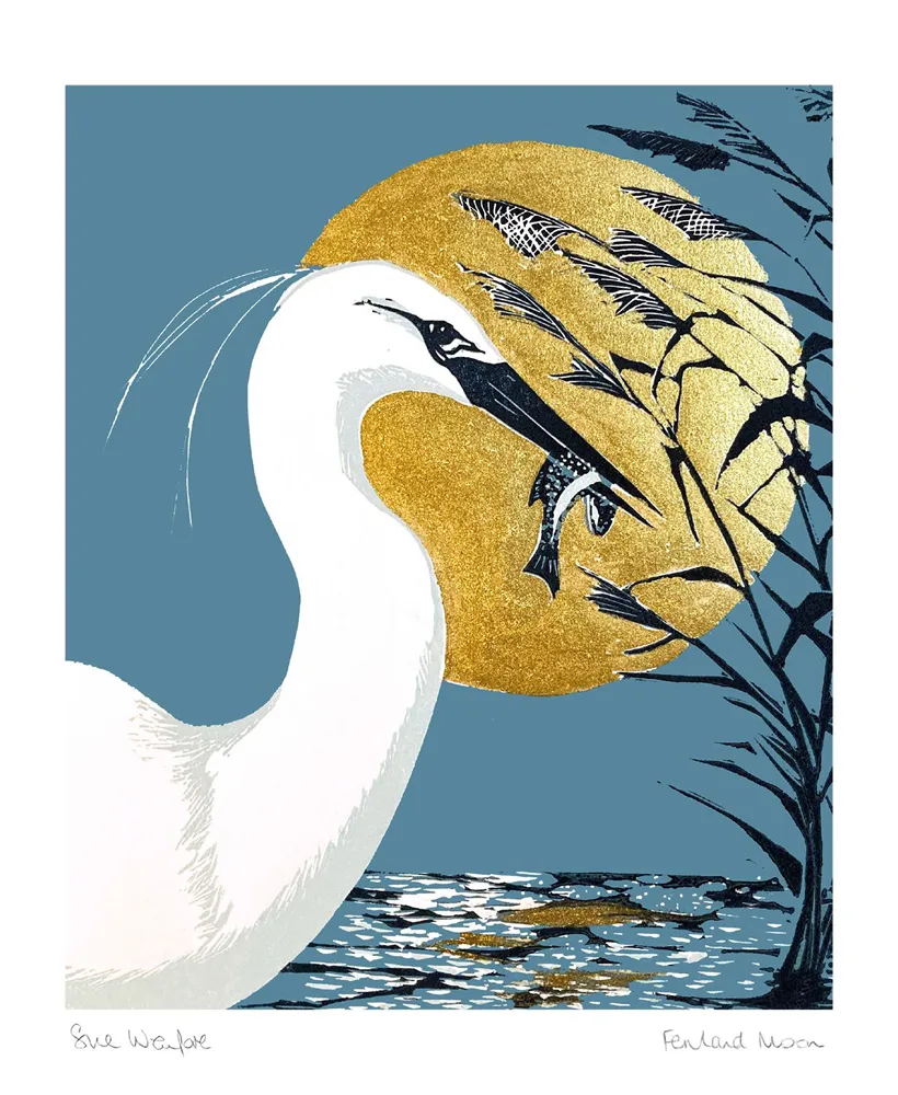 Fenland Moon Blank Card