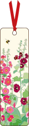 Hollyhocks Bookmark