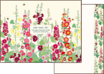 Hollyhocks Writing Set