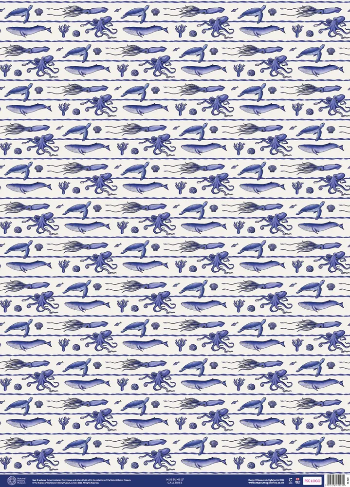 Sea Creatures Sheet Wrap