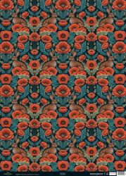 Red Poppy Sheet Wrap