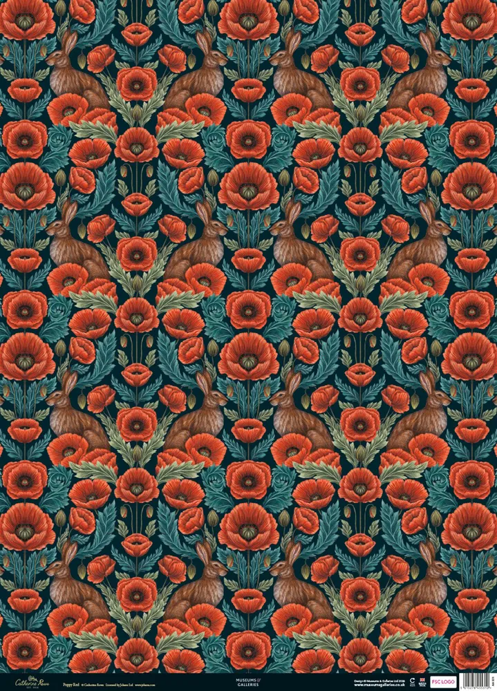 Red Poppy Sheet Wrap