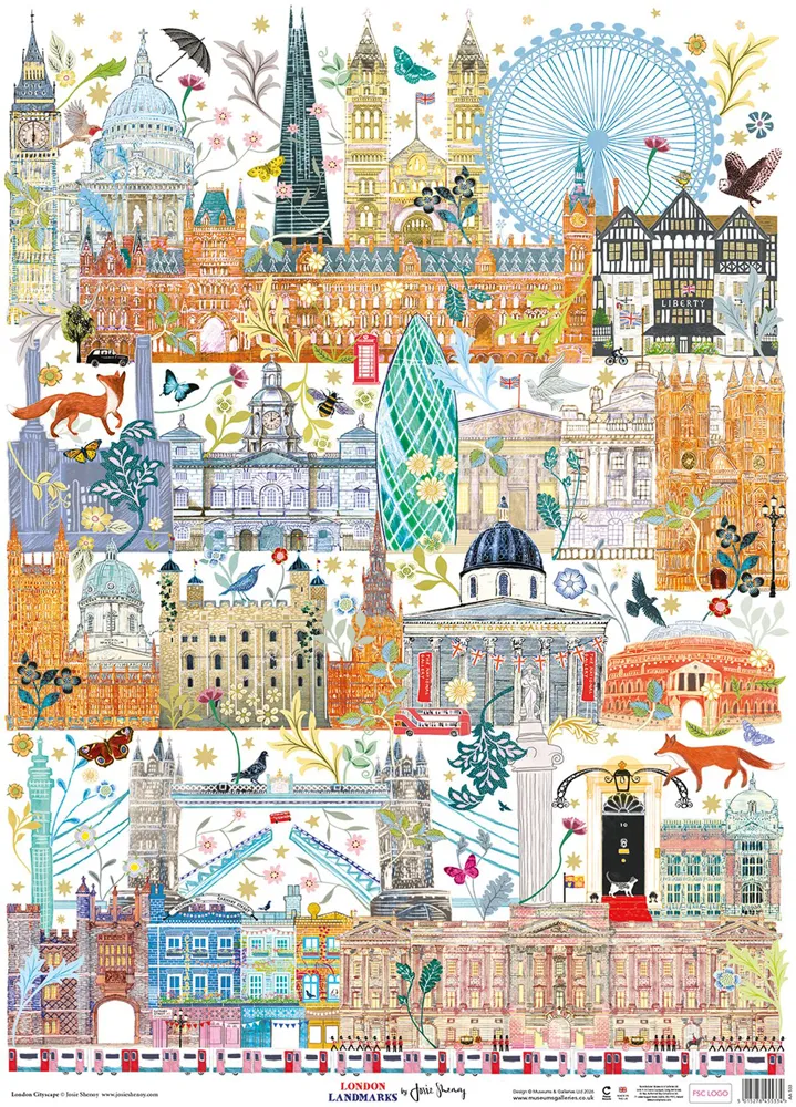 London Landmark Sheet Wrap