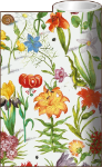 Floral Manuscript Roll Wrap
