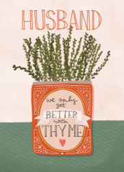 Husband Tyme Anniversary Card