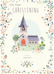 Christening Day Card