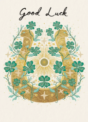 Good Luck Horseshoe Good Luck Card