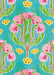 Floral Furnish Blank Card