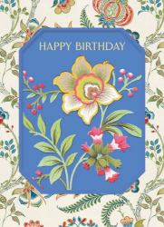 Floral Fiesta Birthday Card