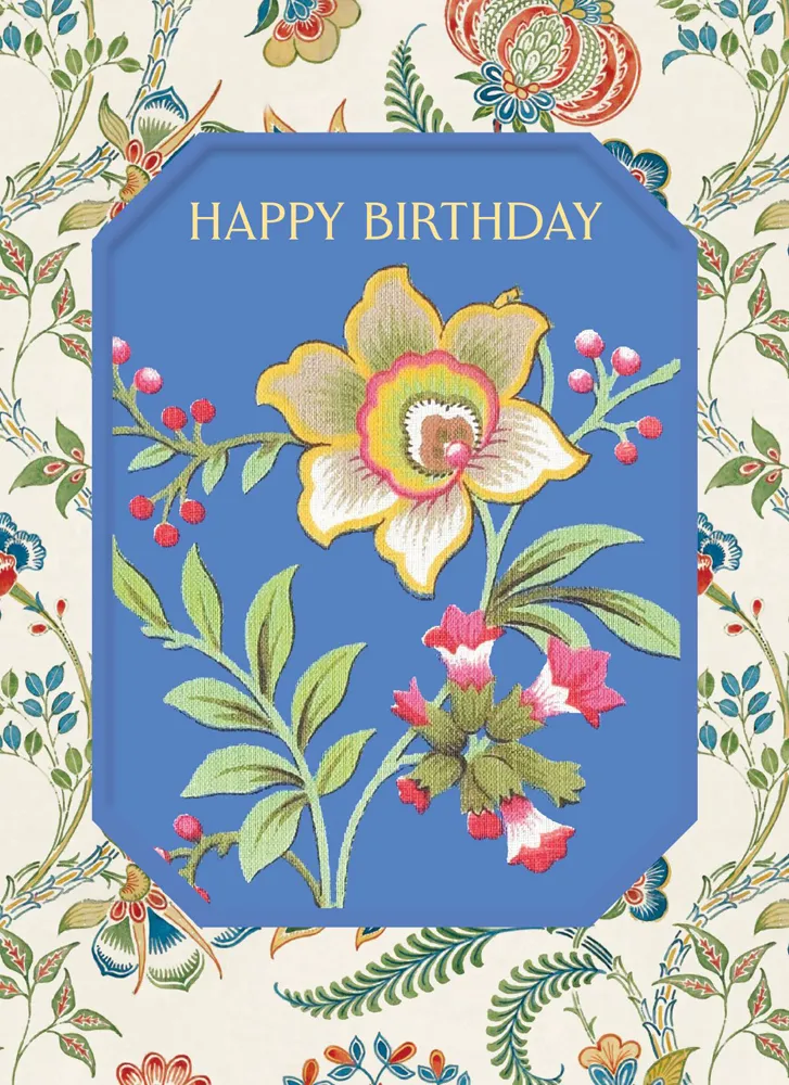 Floral Fiesta Birthday Card