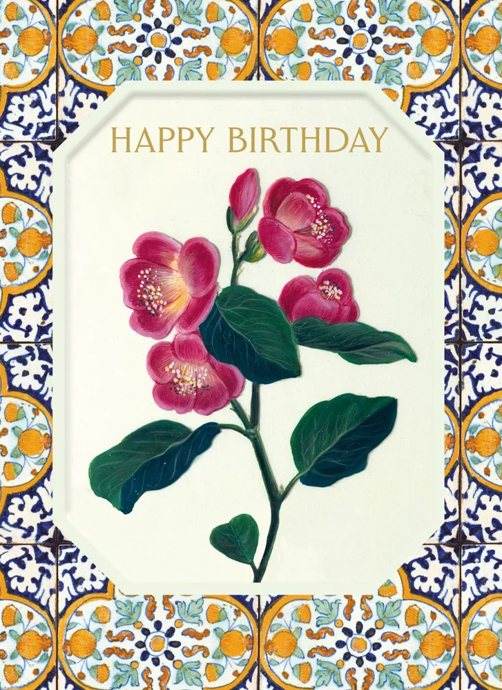 Fruit & Flowers Birthday Card