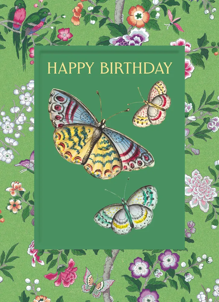 Birthday Butterflies Birthday Card