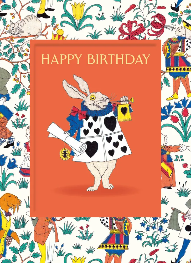 Herald Rabbit Birthday Card