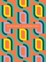 Superstar Birthday Greeting Card