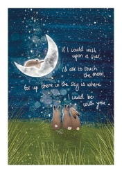 Wish Upon Star Friendship Greeting Card