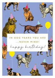 Dog Years Birthday Greeting Card
