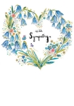 Bluebells Sympathy Greeting Card