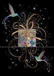 Gift Birds Blank Greeting Card