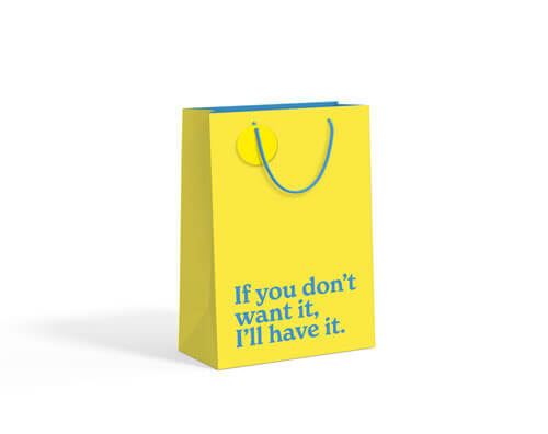 Ill Have It Medium Gift Bag