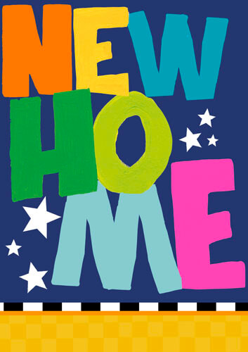 New Home New Home Greeting Card