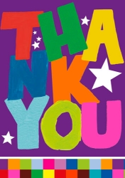 Thank You Thank You Greeting Card