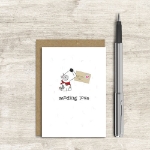 Sending Love Love Greeting Card