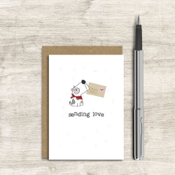 Sending Love Love Greeting Card