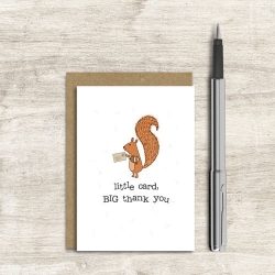 Little Big Thank You Greeting Card