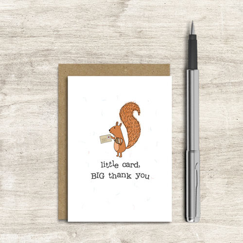 Little Big Thank You Greeting Card