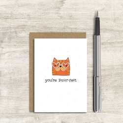 Youre Purfect Friendship Greeting Card