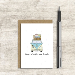 New Adventures Friendship Greeting Card
