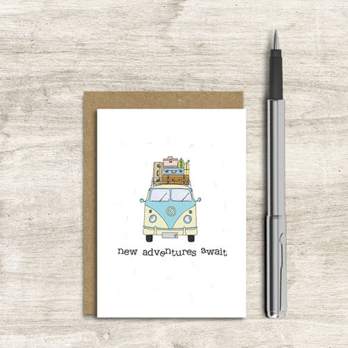New Adventures Friendship Greeting Card